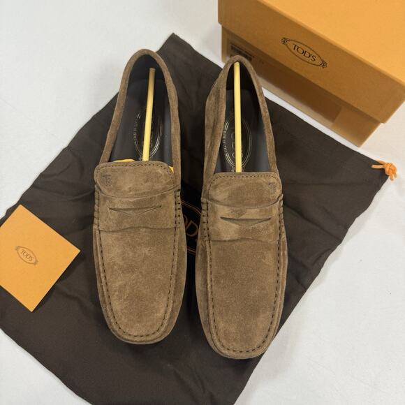 Tod’s GOMMINO SUEDE PENNY DRIVING Loafer Size 7.5UK/9US New In Box MSRP $800 main image 3